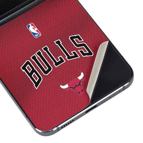 NBA Chicago Bulls Jersey Galaxy Z Flip5 5G Skin